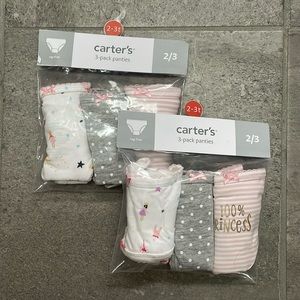 3-Pack Carters Toddler Girls Panties (2)